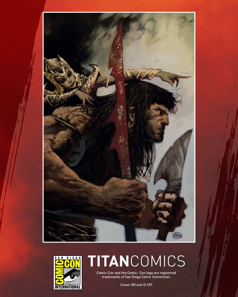 COMING UP TOMORROW (FRIDAY) @ SDCC!

SIGNING: CONAN THE BARBARIAN
2:30pm - Friday July 25 @ Titan booth #5537

Signing Conan the Barbarian #21 SDCC Exclusive Dan Panosian Foil and Conan the Barbarian #22 SDCC Exclusive Jason Shawn Alexander Virgin at Titan booth #5537.

<a href="/JimZub/">Jim Zub 🎲</a>