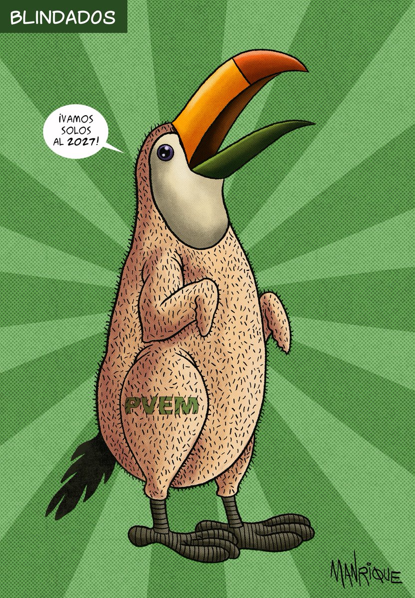 Luces del Siglo (@lucesdelsiglo) on Twitter photo #Cartón | 🦜📣 “¡Vamos solos al 2027!”, grita el tucán
El PVEM se proclama listo para competir en solitario, pero los datos muestran otra historia: sin Morena, el Verde apenas vuela.. ¿Autonomía real o sólo estrategia de presión?
De: <a href="/manriquemonero/">El vigilante</a>
#PVEM #TucánVerde #politica #Cartón | 🦜📣 “¡Vamos solos al 2027!”, grita el tucán
El PVEM se proclama listo para competir en solitario, pero los datos muestran otra historia: sin Morena, el Verde apenas vuela.. ¿Autonomía real o sólo estrategia de presión?
De: <a href="/manriquemonero/">El vigilante</a>
#PVEM #TucánVerde #politica