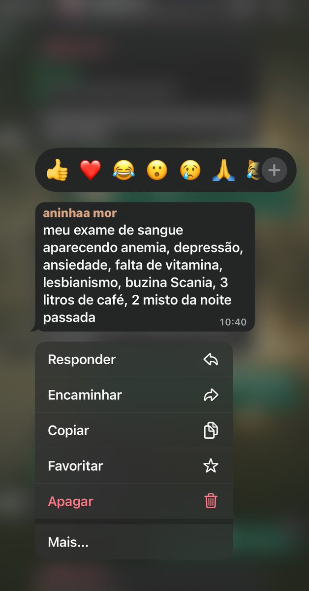 O meu exame sendo quse igual o dela