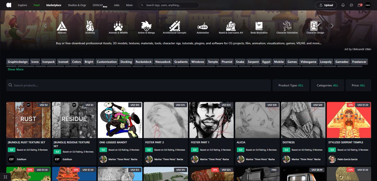 ArtgramCo's tweet image. Welcome to Artgram. Your platform where creativity stays human.
✔️Portfolios
✔️ Marketplace
✔️ Studios & Organisations Pages
✔️ DOSCAT (Collaboration Tool)
✔️ Job Portal
...and more, but no gAI content!
🌐Artgram.co