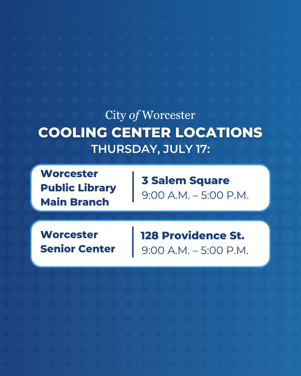 City of Worcester tweet media
