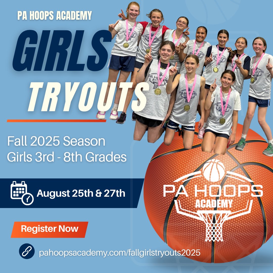 We are excited to announced our GIRLS tryouts for our fall season.

Sign up through this link 

pahoopsacademy.com/fallgirlstryou…

#pahoopsacademy 
#BiggerThanBasketball