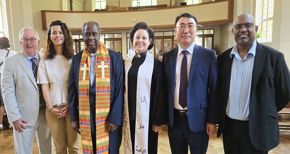 crcbanner's tweet image. The World Communion of Reformed Churches celebrated a 150th anniversary service July 12, marking the 1875 founding of the Alliance of Reformed Churches, which through various mergers became the WCRC in 2010. The Calvin Institute of Christian Worship helped prepare the liturgy.