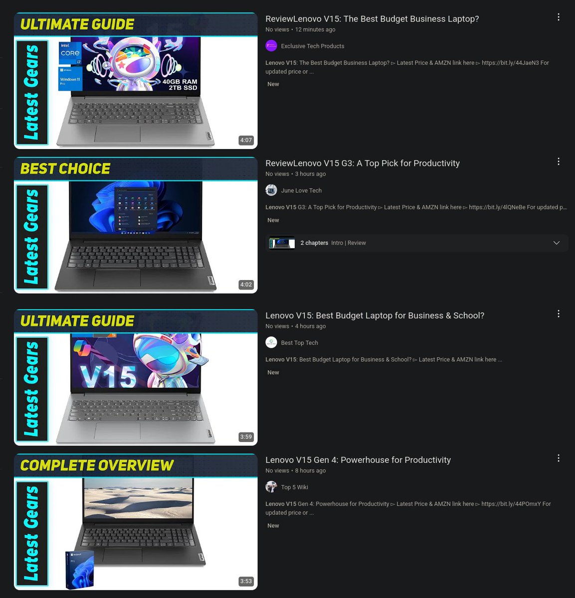 ivan_cukic's tweet image. YouTube is dead even without the new AI slop, these are all &apos;different&apos; channels. #bravenewworld #aldoushuxley #youtube