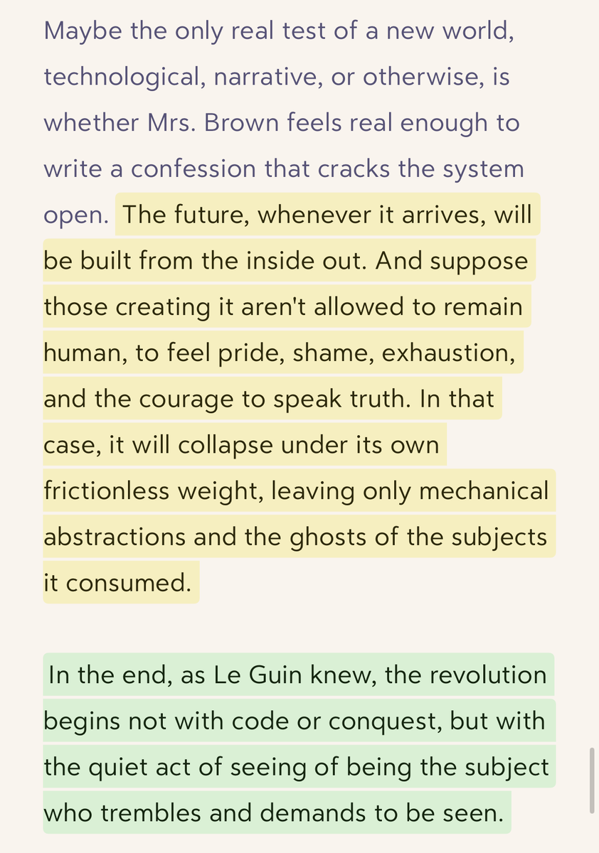 So many great lines from this piece, but I'll pick this one