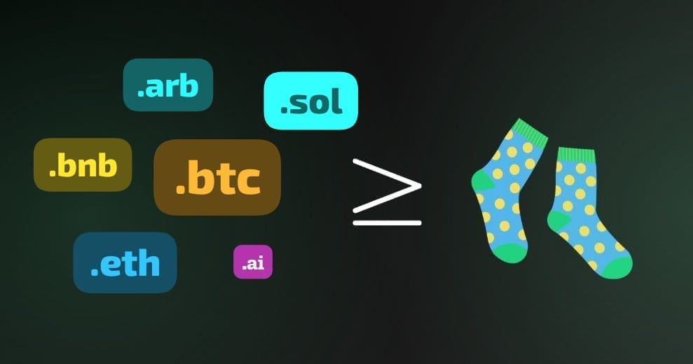 BizmanShark's tweet photo. Gm bro, I only have web3 domains.
🌐Web3 vs. 🧦

#Bitcoindomain #ENS #SNS #BNS #ARB #BNB 
https://t.co/pL4ZsiBKpt https://t.co/5udEEJVEok