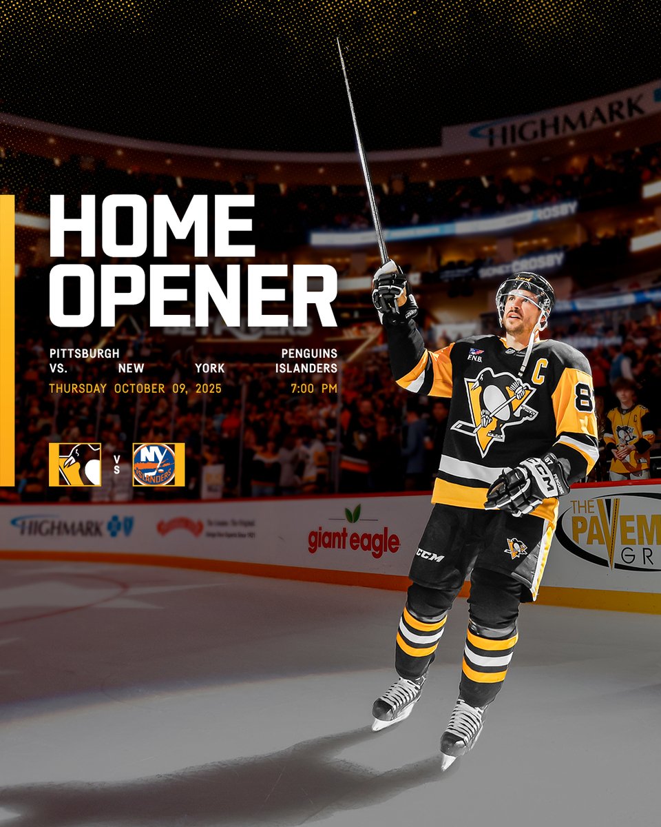 penguins's tweet image. See you October 9th for a Party on Fifth Ave 🎉
Join us: pens.pe/3GvpKTo