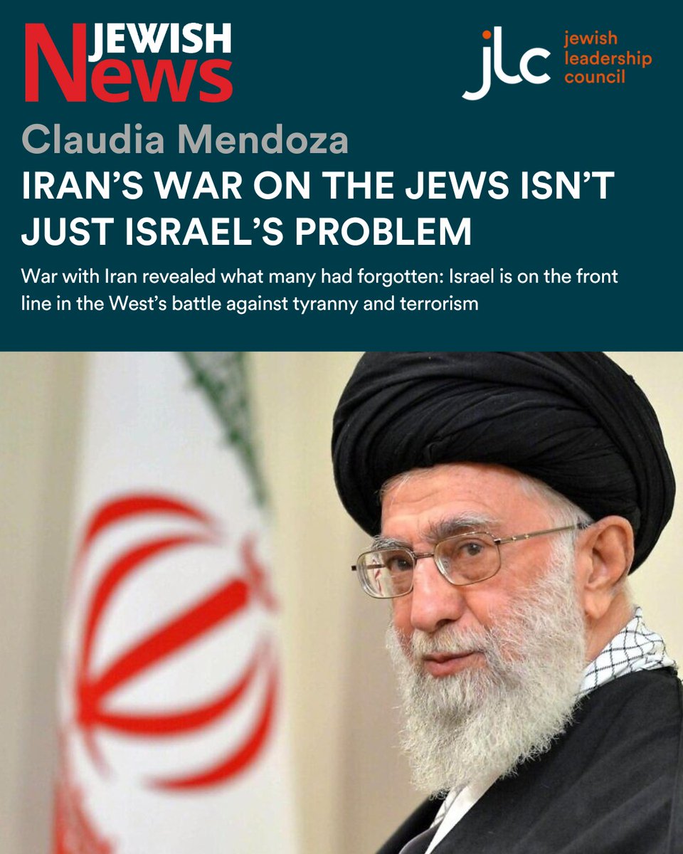 JLC_uk's tweet image. Read our CEO, @Claud_Mendoza's thoughts in the @JewishNewsUK about the threat Iran poses to the UK
jewishnews.co.uk/opinion-irans-…