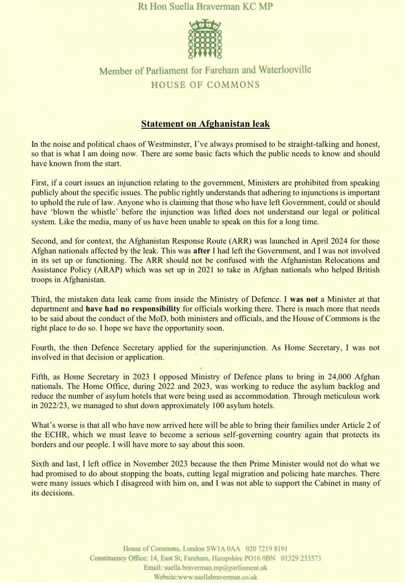 Suella Braverman tweet media