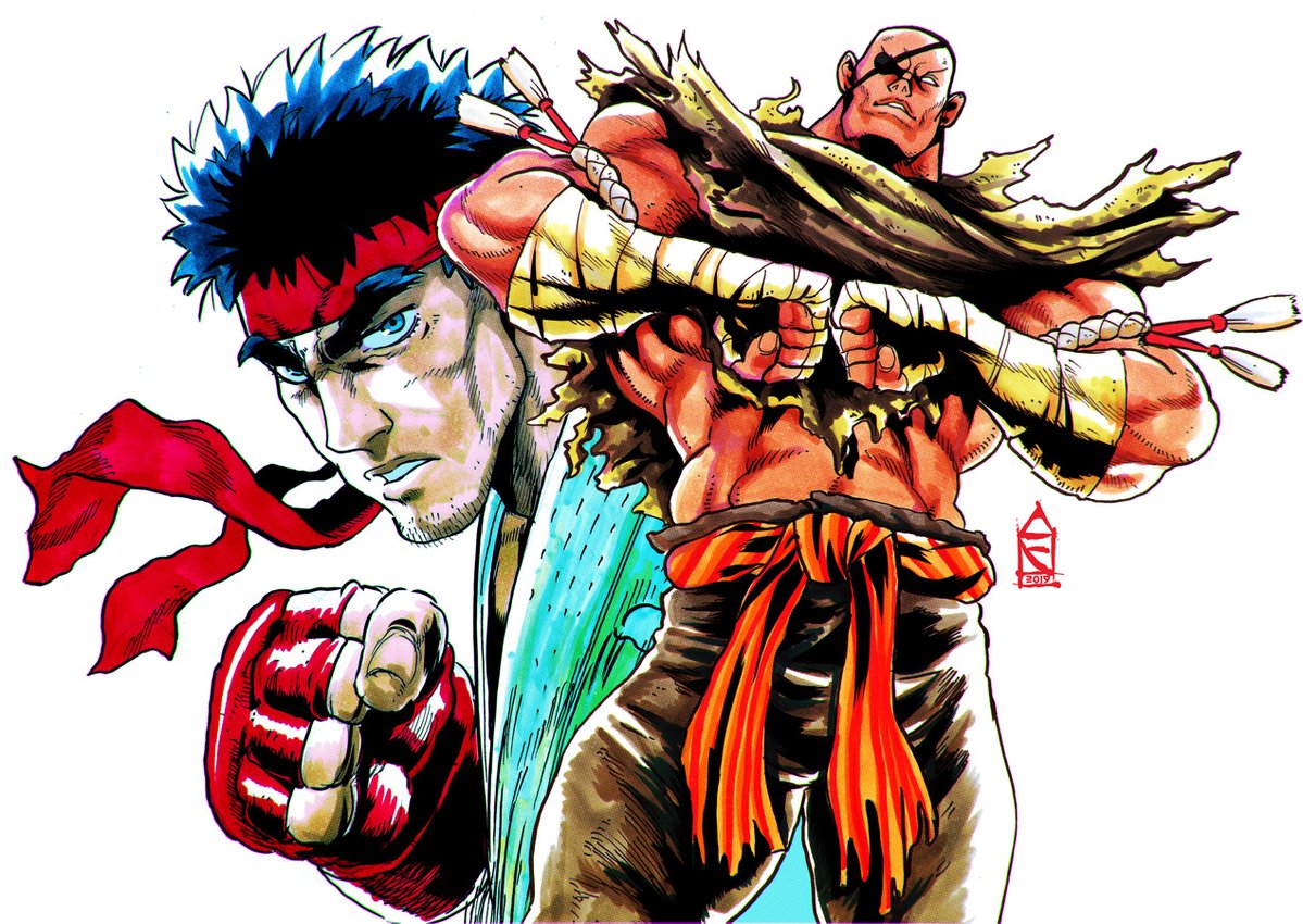 Zehb_BR's tweet image. Maaaannn, the Sagat trailer was just epic! The Muay Thai emperor returned stronger than ever!
I will post some old drawings with him, but probably will do a new one sooner.