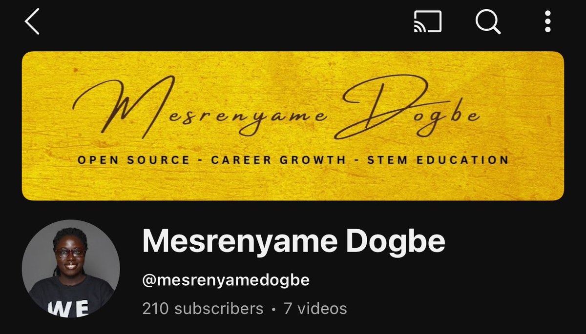 MesrenyameDogbe's tweet image. youtube.com/@mesrenyamedog…
I thought I’d have 15+ videos up on YouTube by now, but truth is, it’s tough staying consistent while learning to film, edit, and post, while navigating other aspects of life.
But I’m grateful I keep showing up. 💛