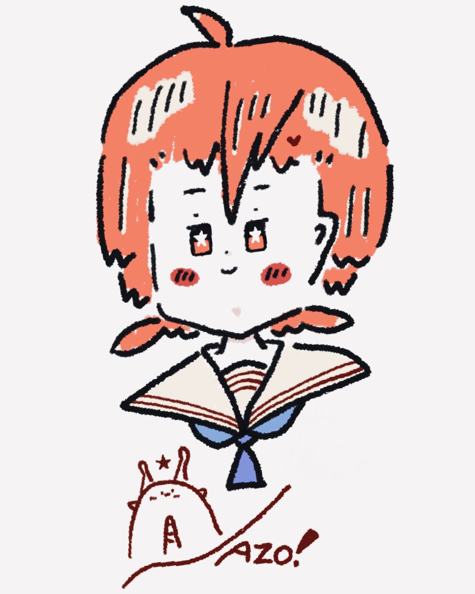 NAZOSEIMEITAI's tweet image. 『 お星さまおめめな女の子 』
#illustration #art #イラスト #絵 #アート #女の子イラスト #girl #セーラー服 #オリジナルキャラクター