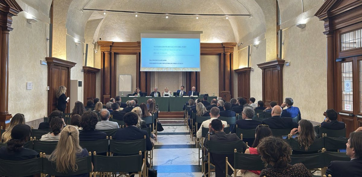 Ho ospitato in Senato un interessante dibattito sulla tassazione dei ‘giganti della rete’ grazie all’organizzazione dell’On. Germontani.  Queste società non pagano nulla, mentre imprese, lavoratori, pensionati, commercianti pagano tasse significative. È l’ora delle giuste regole.