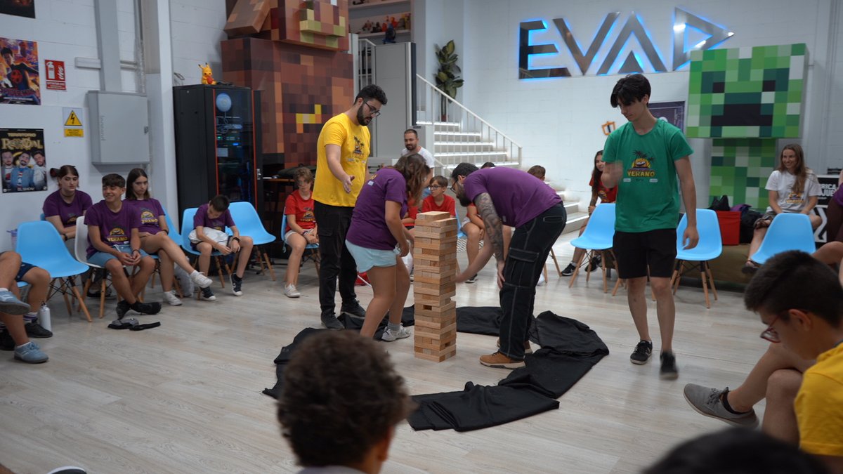 EvadFormacion's tweet image. Tercer día del Campamento Ga11y de @Fundacion_ONCE
🎮 El campamento de videojuegos que demuestra que la diversión no tiene barreras. Nuestros peques están viviendo una experiencia inolvidable… ¡y disfrutando a lo grande! 👏✨