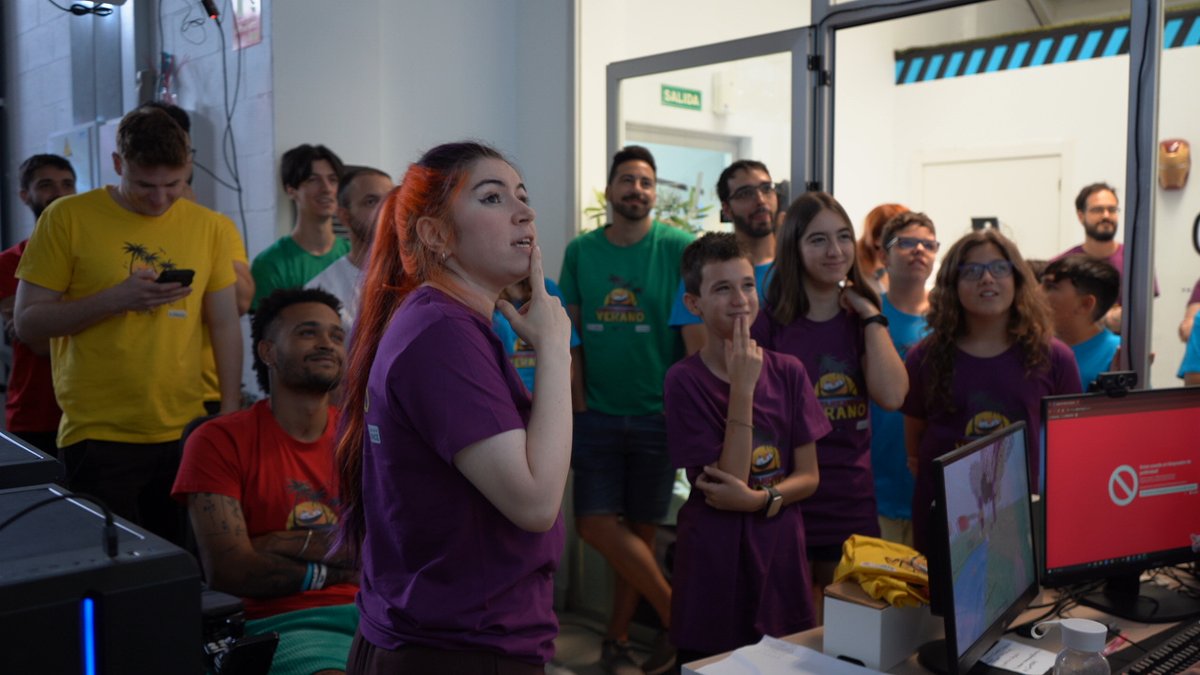 EvadFormacion's tweet image. Tercer día del Campamento Ga11y de @Fundacion_ONCE
🎮 El campamento de videojuegos que demuestra que la diversión no tiene barreras. Nuestros peques están viviendo una experiencia inolvidable… ¡y disfrutando a lo grande! 👏✨