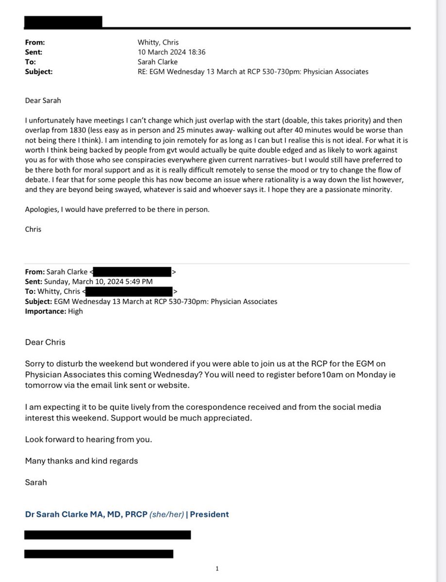Taryn Youngstein (@tyoungstein) on Twitter photo Whilst reading the Leng review & considering the <a href="/RCPhysicians/">Royal College of Physicians</a> response (irony itself)
Itโs worth remembering this exchange from the exPRCP & current CMO
It seems the passionate minority whose rationality was โway down the list..beyond being swayedโ - were actually correct? Whilst reading the Leng review & considering the <a href="/RCPhysicians/">Royal College of Physicians</a> response (irony itself)
Itโs worth remembering this exchange from the exPRCP & current CMO
It seems the passionate minority whose rationality was โway down the list..beyond being swayedโ - were actually correct?
