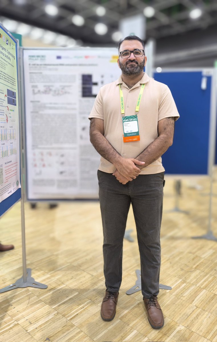 munawarabbas93's tweet image. Thrilled to present at #FEMS2025, thanks to the FEMS Attendance Grant!
Grateful to Marie Skłodowska-Curie Actions and APC Microbiome Ireland for funding my fellowship.
@Pharmabiotic @CanResUCC @INSPIREMSCA @Mariecurie_alum