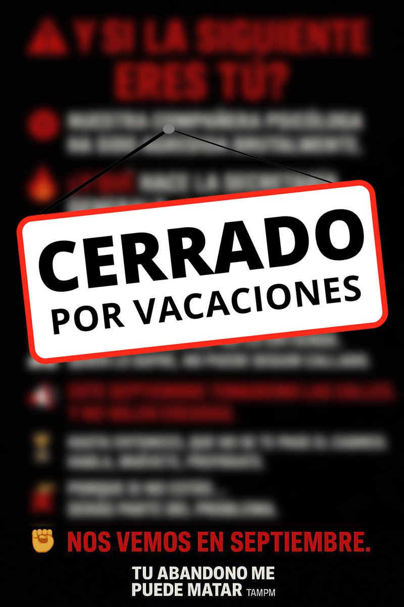 Llegó el calor y los internos cesan en sus agresiones, los mandos cesan en sus caicadas y no hay nada por lo que preocuparse. Nos vemos en septiembre!!!