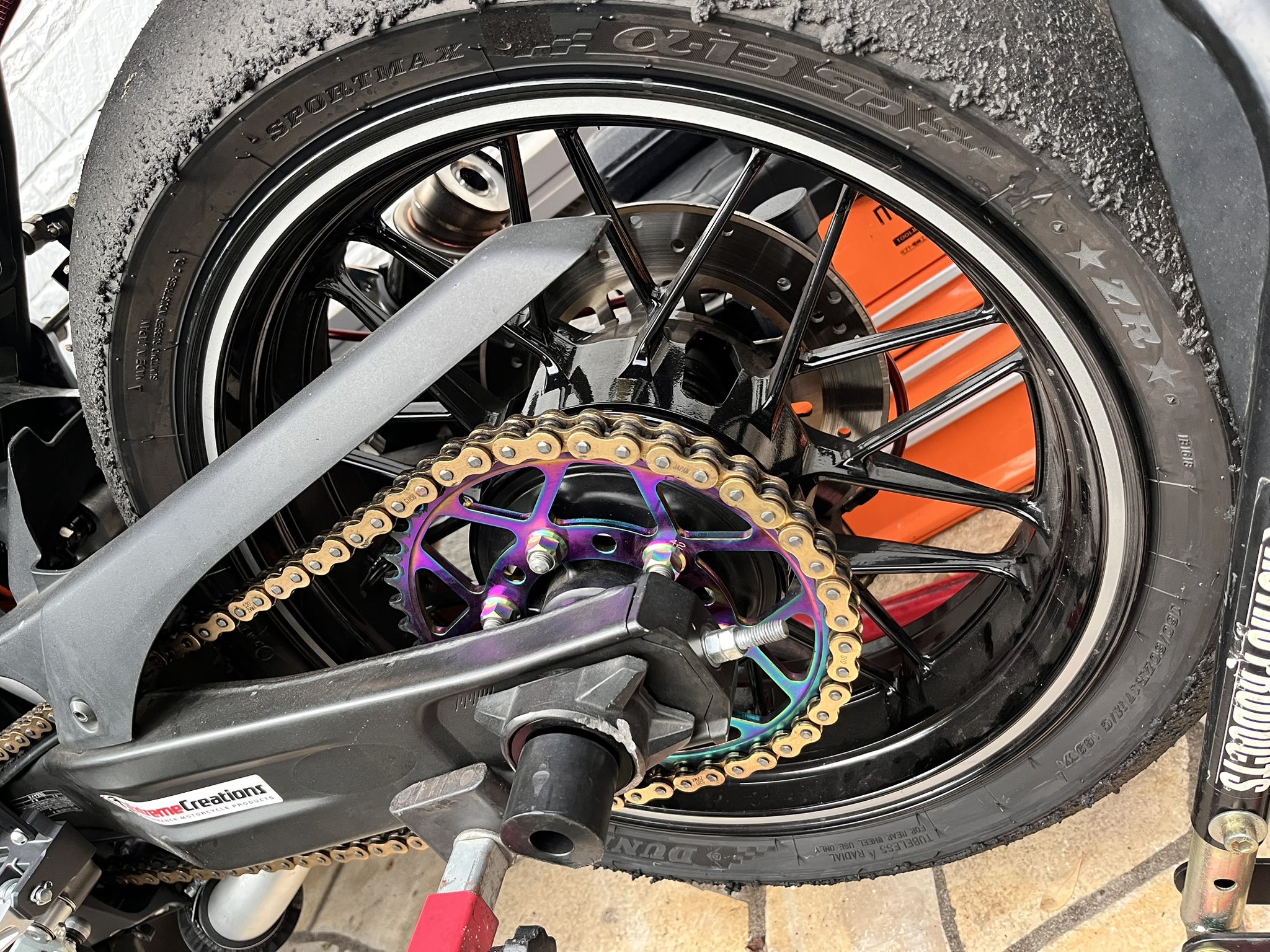 希少 rg250e キャストホイール 新品ハブダンパー付き 18インチ Yahoo!オークション -「rg250e rg250e」(ホイール) (パーツ)の