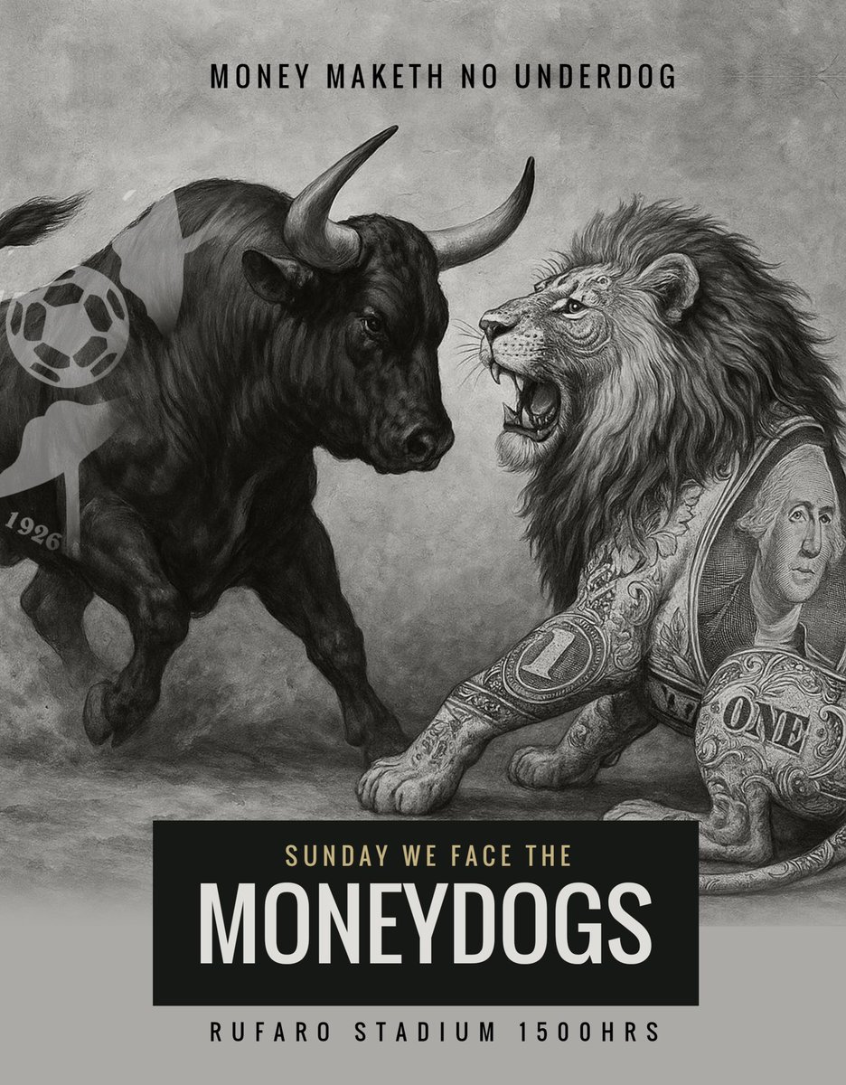 We face off with Scottland FC this weekend. We boast a rich culture, while they are rich.
Culture vs 💰💵💸
Sizabona lapho okuyawela khona induku loxakuxaku 😅