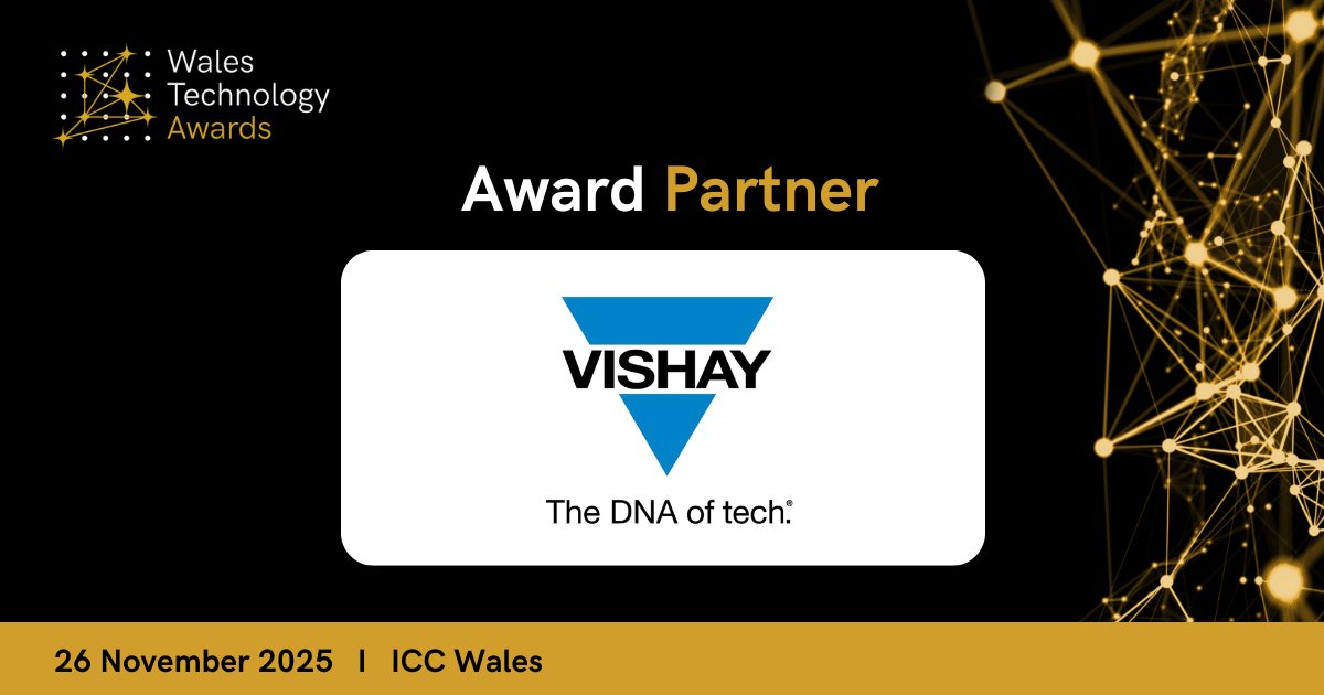 Welcome to <a href="/VishayIndust/">Vishay</a> – our newest Award Partner for the #WalesTechnologyAwards 2025!

From Clean Power to EVs and 5G, Vishay’s tech powers the world. 🌍⚡ 

Want to join us as a partner for our 10th anniversary awards? 👉 loom.ly/xXPNpf4