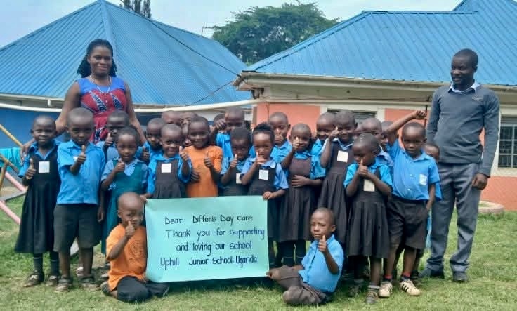 Children helping children is so very powerful! Huge thanks to the youngsters at Mrs Differ's Daycare in Scotland for raising £850 to help the children at Uphill Junior School in Uganda.