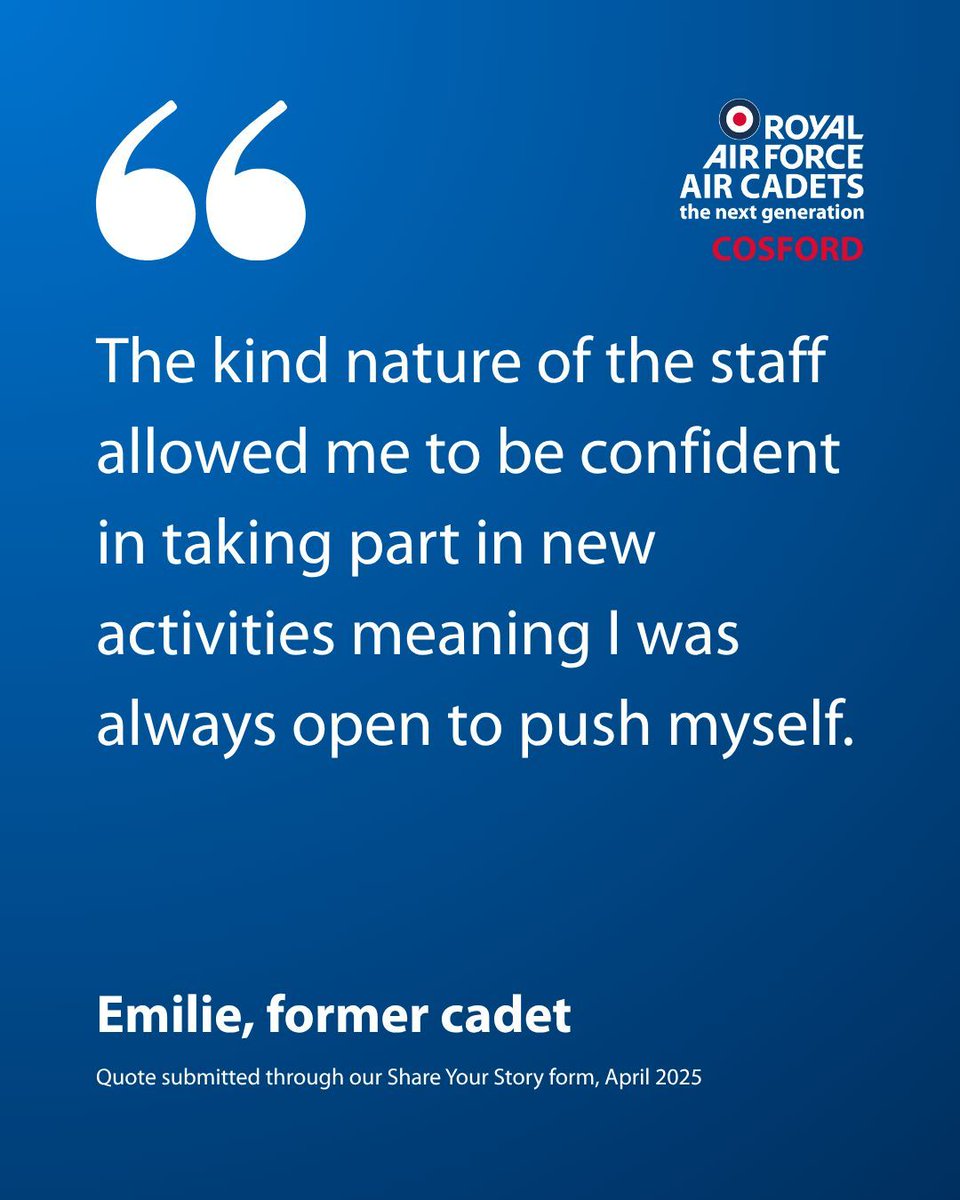 If you're 12–17 (or a parent of someone who is), this is your sign!

📆 Our next virtual open evening is just a few weeks away.

🔗 Head to our website to sign up or find out more! 2497.sqn.ac/joinus