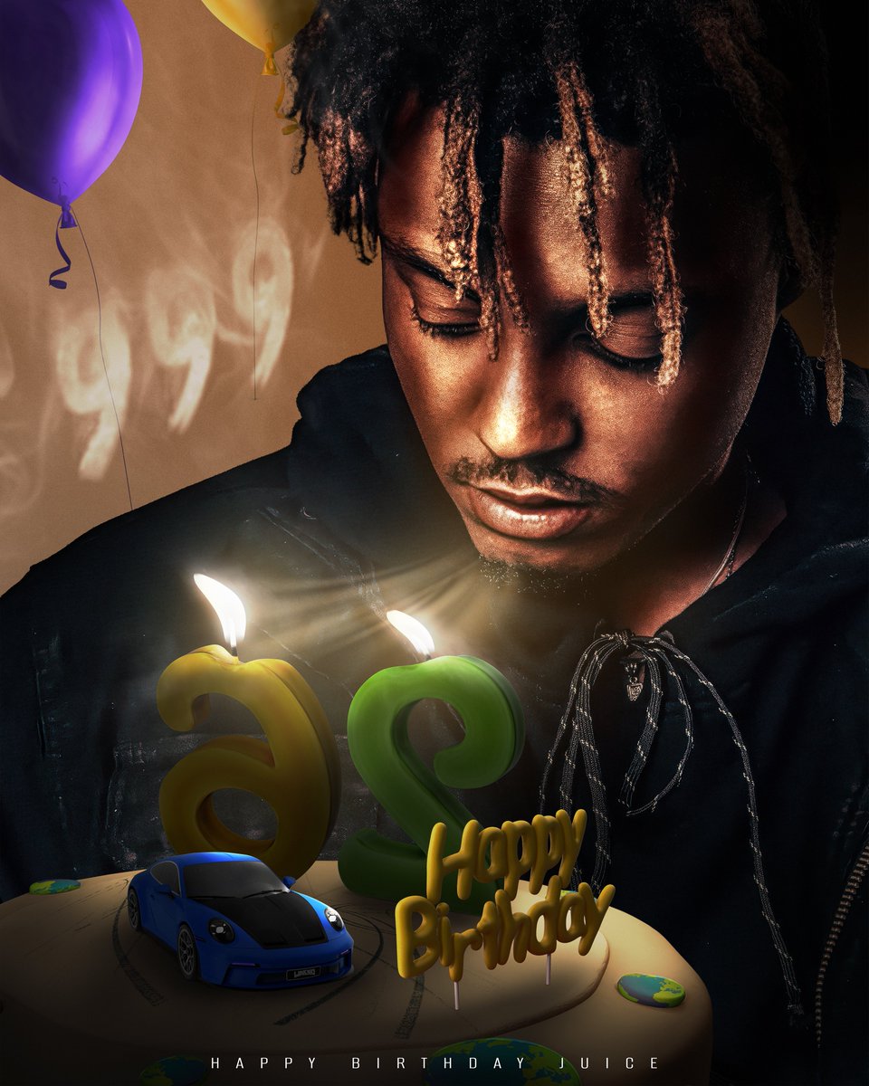 How I made my Juice WRLD poster 🧃🌎

All support is appreciated &lt;3