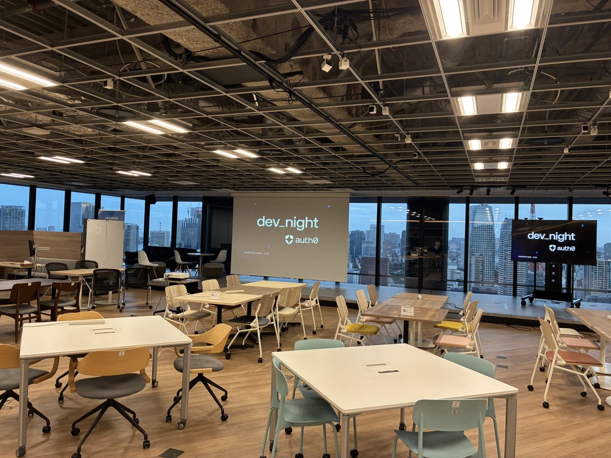 Neri78's tweet image. dev_night 開場しました！
#auth0