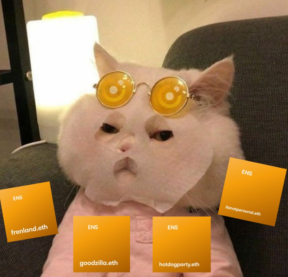 ensvision's tweet image. Buying ENS names I’ll never use is my fav form of self-care. 😶🌫️💅 Say no more