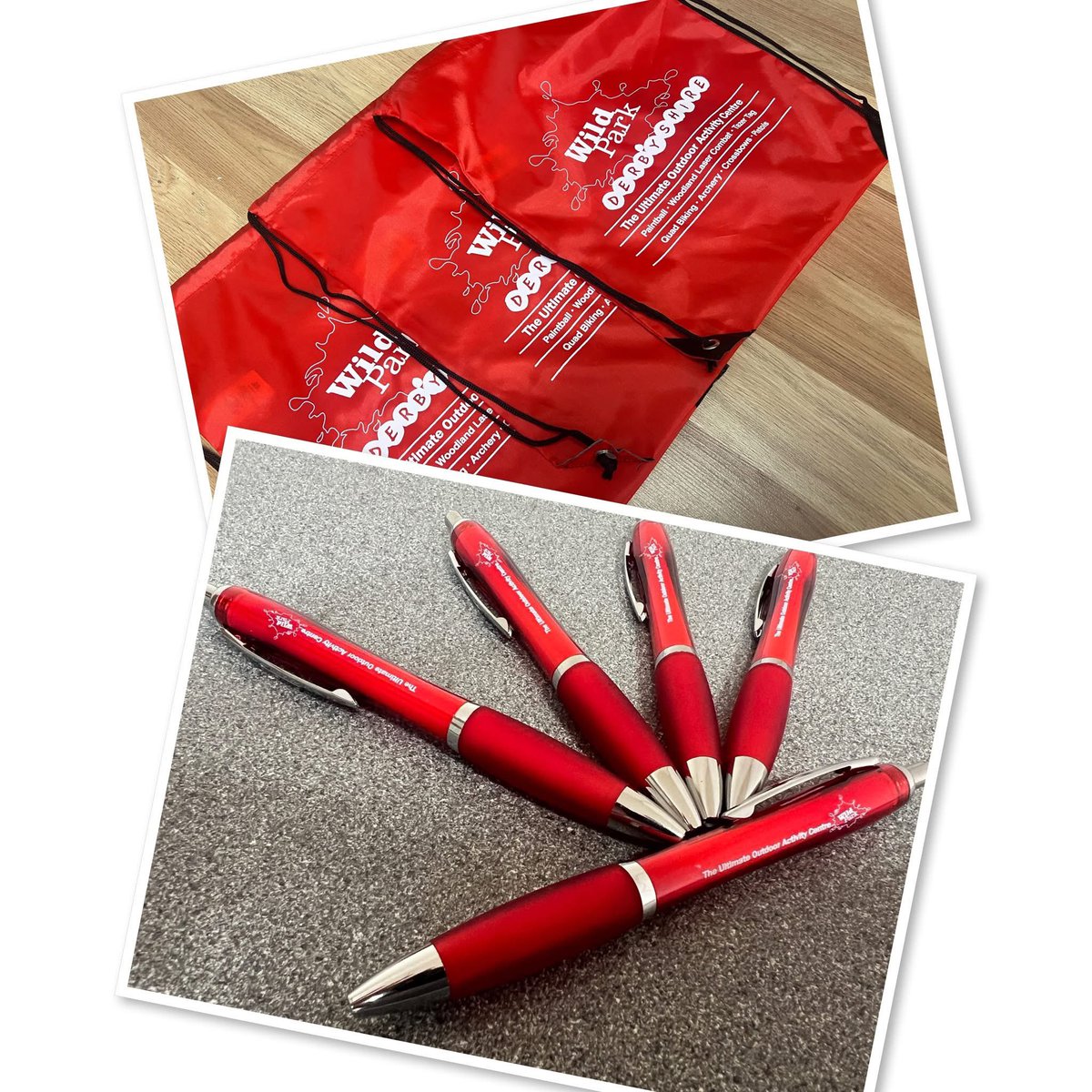 Check out these recent Drawstring Bags &amp; Pens which we have supplied for our good friends over at Wild Park Derbyshire 💥

😀 Thank you for the order Wild Park Derbyshire and thank you for always being a great returning customer!

Wild Park Derbyshire - wildparkderbyshire.com