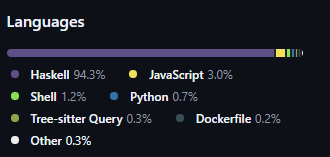tritlo's tweet image. I'm 33 going on 34 and I work on this codebase every day. Feeling blessed 🙏