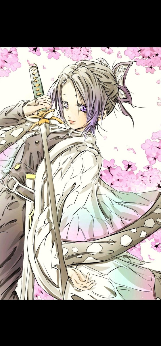 Merbolmark's tweet image. 目だけ本気で描いたら、あとはラフでそれなりに見える法則🌸
「鬼滅の刃」より「胡蝶カナエ」
#イラスト
#デジタルイラスト
#胡蝶カナエ
#鬼滅の刃
#フォロバ100