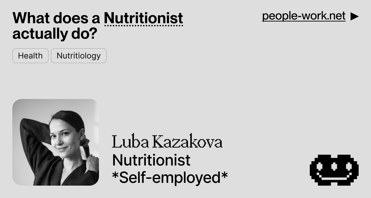 heypeoplework's tweet photo. What does a **Nutritionist** actually do?   

“My biggest professional goal is to implement Nutrition Basics into school curricula for children.”  

READ: https://t.co/kNvc89Jpja

xx PW 🍪 https://t.co/NGLJP2trE1