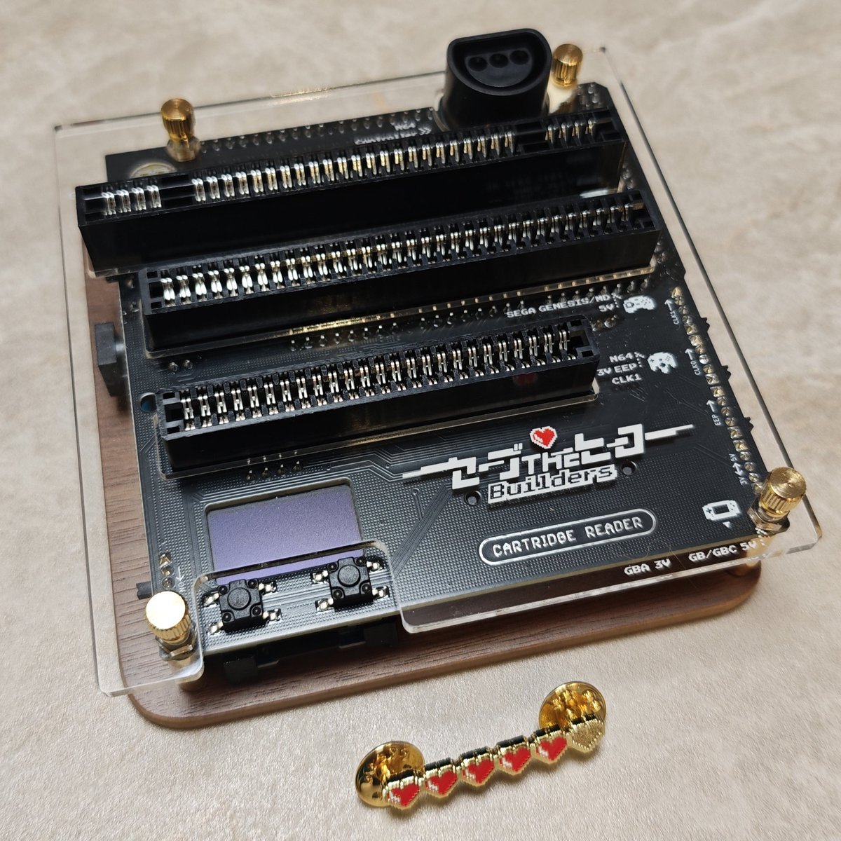 ゲームソフトダンパー　セーブTHEヒーロー ブルーpcbボード Save the Hero Builders