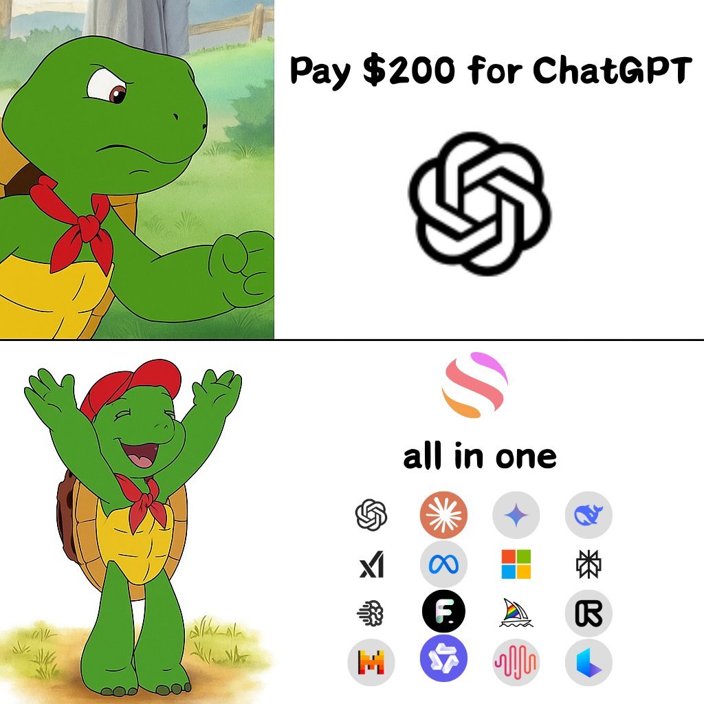 🚨 BREAKING: The world’s best all-in-one AI platform just rolled out its biggest update.

Access ChatGPT, Claude, Veo 3, Midjourney, Kling, Gemini and 80+ other advanced models all in one place.

Here’s how to use it:👇