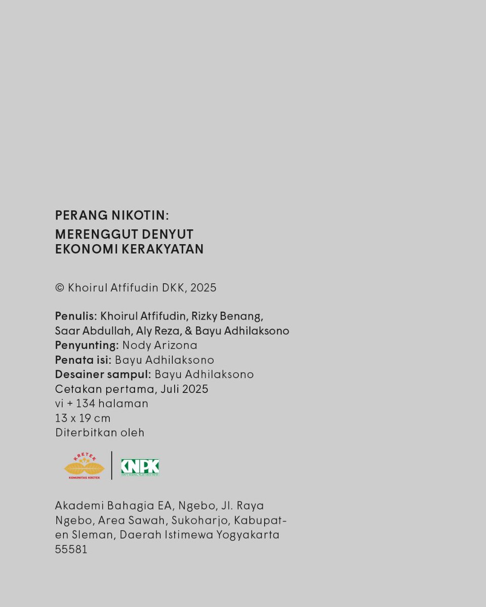 Perang nikotin bukan sekadar soal asap rokok. Ini adalah cerita tentang bagaimana komoditas yang lahir dari tanah kita, tembakau dan kretek perlahan direbut nilainya, diganti kemasannya, lalu dikendalikan jalur distribusinya oleh pihak-pihak di luar petani dan buruh linting.