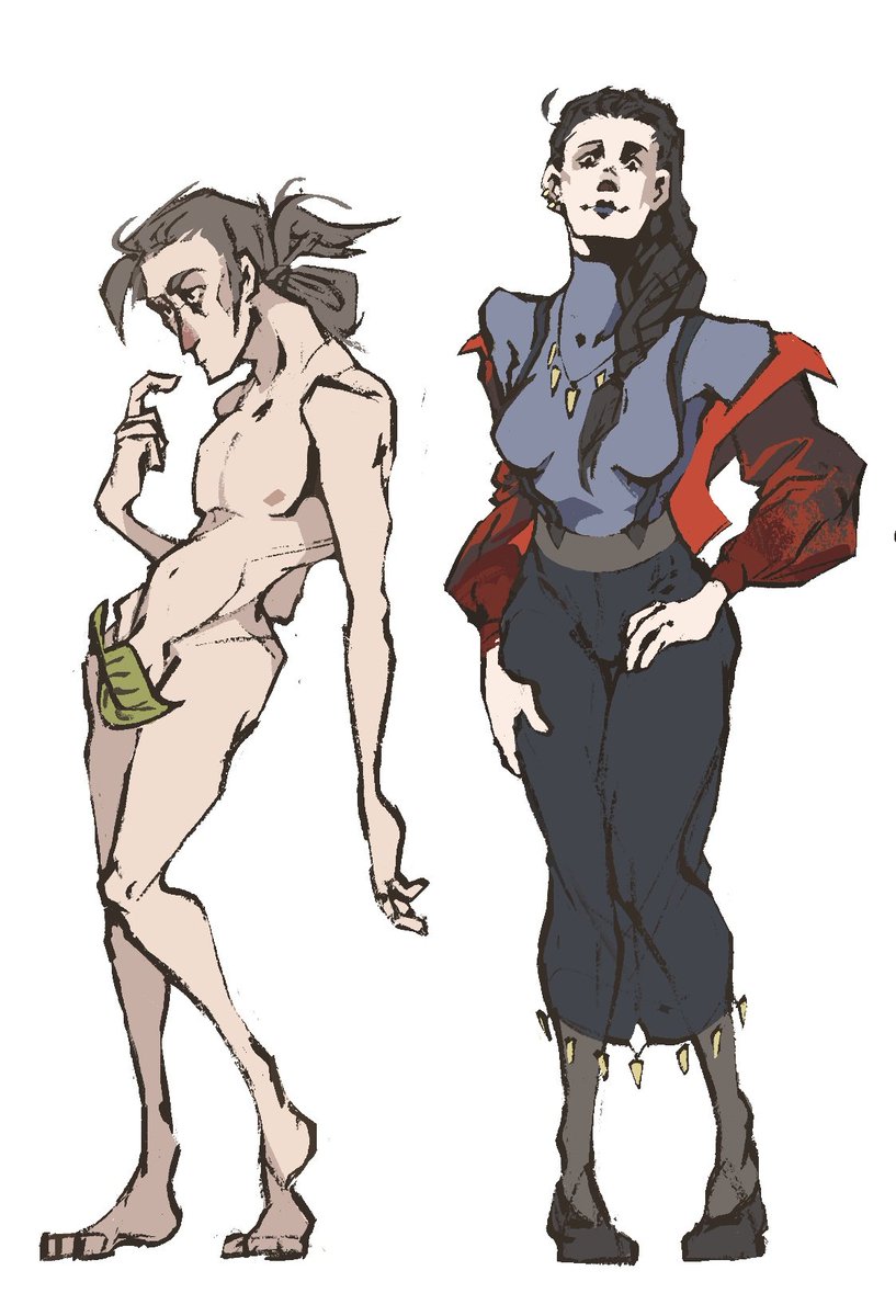 Not so long ago, I lost a backpack with a graphics tablet (and a lot of other things), so I'm trying to come up with something by the end of the month
Now check out the references for our party's characters in Vampires the masquerade