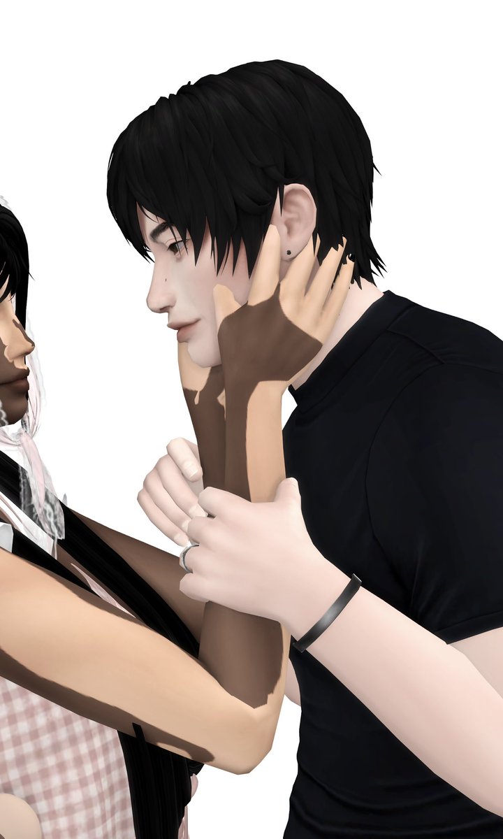 fun fact (that you probably already know if you've been following the story since the beginning), but shin has pierced ears! he got them pierced in middle school to look cool and to piss off his dad