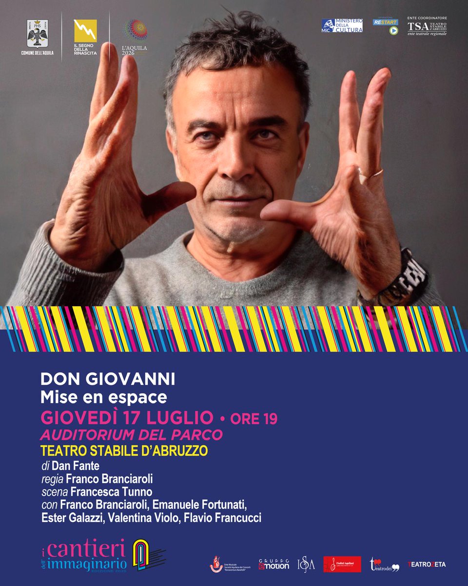 Teatro Stabile d’Abruzzo (@tsaabruzzo) on Twitter photo 