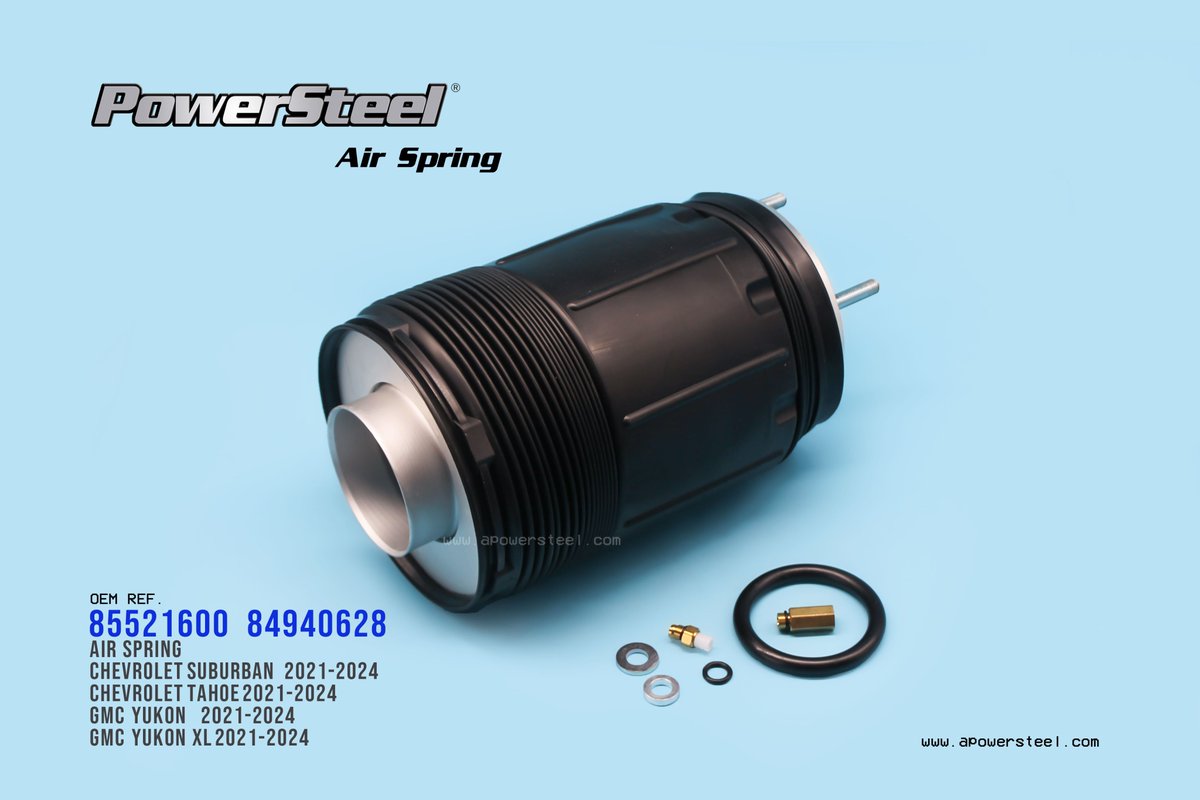 Bessie_321's tweet image. PowerSteel Rear Air Spring For Cadillac Escalade GMC Tahoe Yukon 2021-2025
#85521600，#84940628
Email: sales2@apowersteel.com
WhatsApp : +86-13506879293
Business Contact: Mrs. Bessie
#AirSpring #Tahoe
More information please check our website #https://www.apowersteel.com