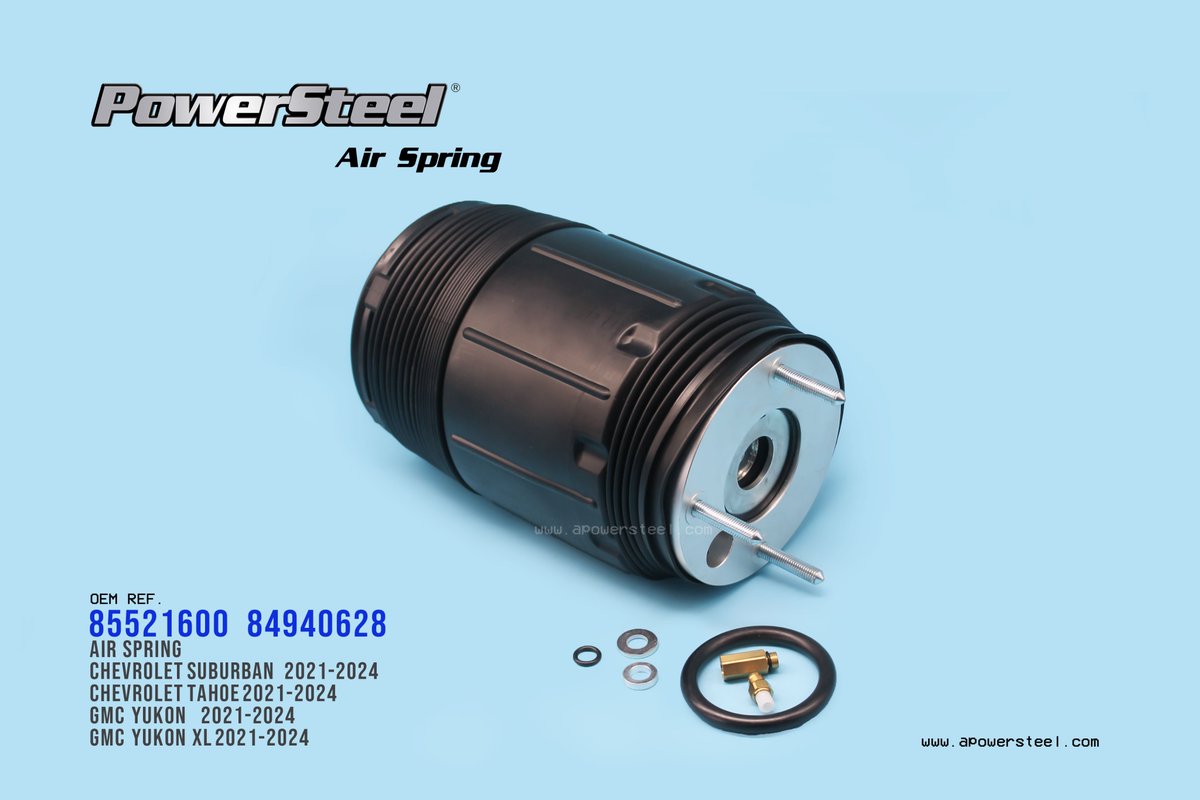 Bessie_321's tweet image. PowerSteel Rear Air Spring For Cadillac Escalade GMC Tahoe Yukon 2021-2025
#85521600，#84940628
Email: sales2@apowersteel.com
WhatsApp : +86-13506879293
Business Contact: Mrs. Bessie
#AirSpring #Tahoe
More information please check our website #https://www.apowersteel.com