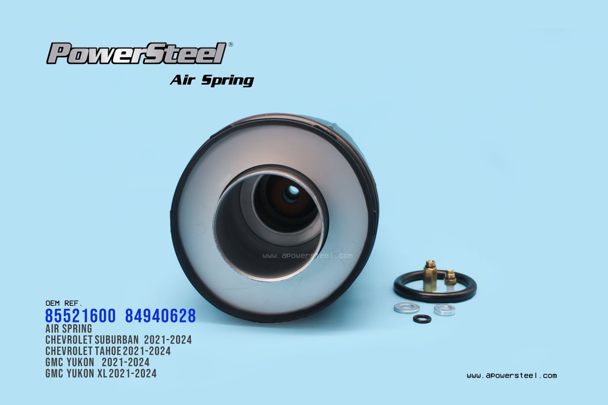 Bessie_321's tweet image. PowerSteel Rear Air Spring For Cadillac Escalade GMC Tahoe Yukon 2021-2025
#85521600，#84940628
Email: sales2@apowersteel.com
WhatsApp : +86-13506879293
Business Contact: Mrs. Bessie
#AirSpring #Tahoe
More information please check our website #https://www.apowersteel.com