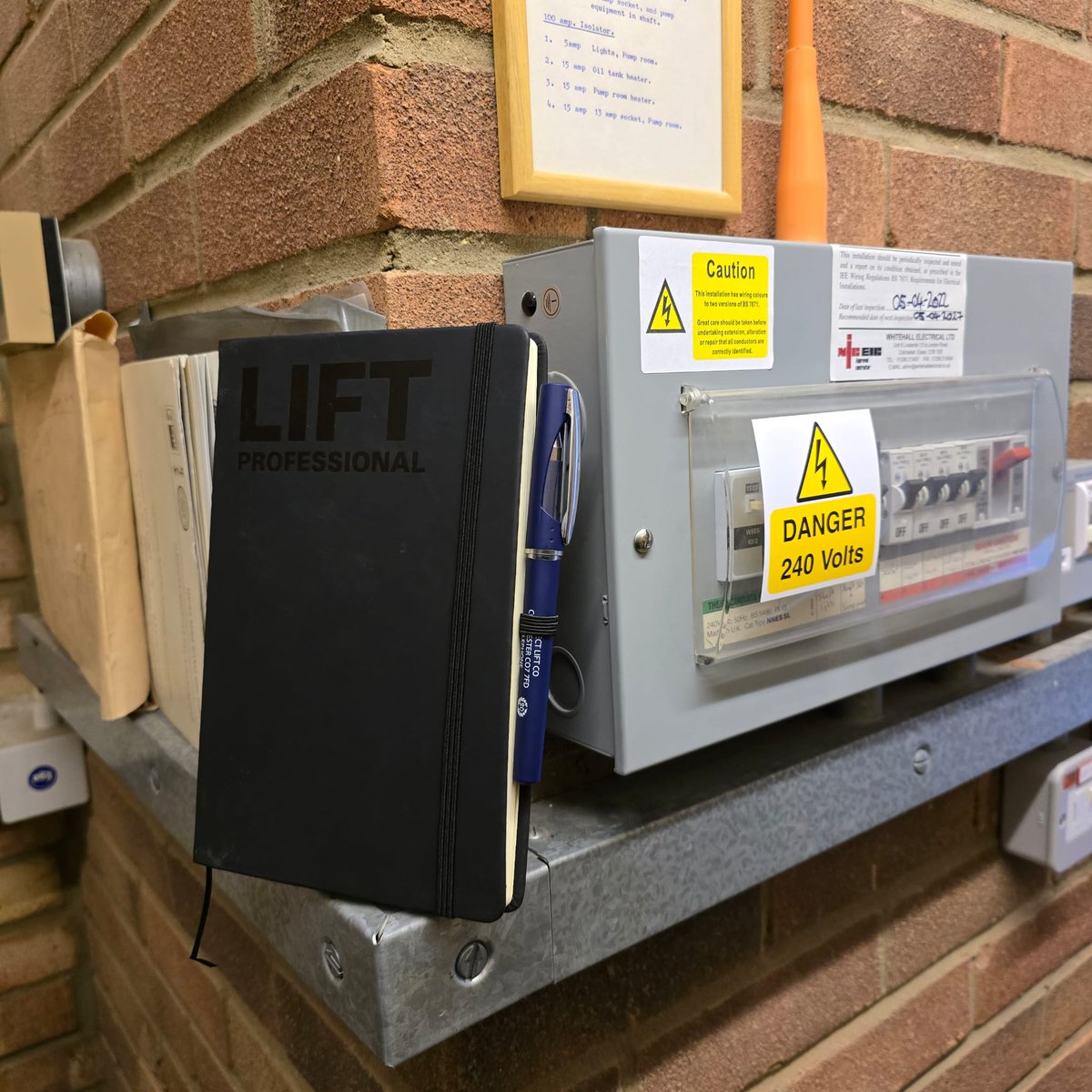 New <a href="/Shortslifts/">Shorts Industries Ltd</a> notebook? Check. 💪 Can’t imagine going anywhere without it.
#DirectLiftCompany  #shortslifts #liftprofessional #LiftEngineers #LiftInstallation #LiftMaintenance #liftengineering #UKLiftServicing #Engineering