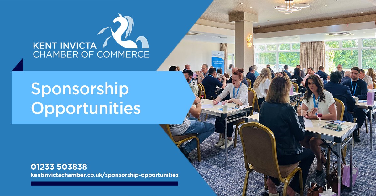 KcfgGroup's tweet image. 📣 Elevate your business presence by sponsoring a Kent Invicta Chamber event.
Our sponsorship packages are designed to be flexible, cost-effective, and highly impactful, with both in-person and virtual options available.
Find out more: hubs.la/Q03snGgS0