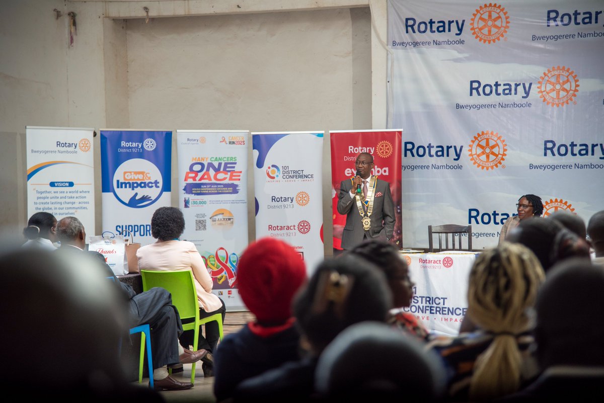 rcbnuganda's tweet image. We officially hosted DG Geoffrey M. Kitakule @GKitakule the RCBN way!
He urged us to stay engaged with our communities, support the youth and fellow Rotarians, and consistently showcase Rotary’s impact.
#RotaryEyamba
#ServiceAboveSelf
#uniteforgood