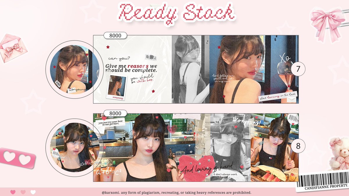 help repost 🎀

hai .. ada layout ready stock wonyoung yang bisa dijemput — pricinya ada di pict yah dan free retext! met jajank ...

#zonaba #zonauang