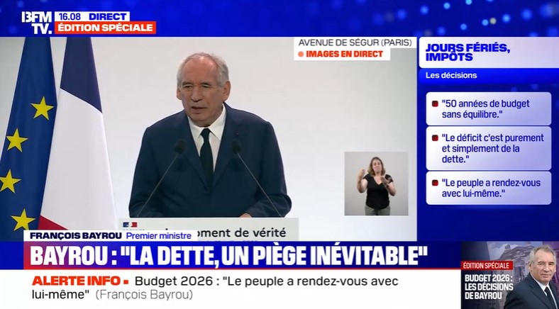 BFMTV_Inside's tweet image. 📺#AUDIENCES - 15/07
🔴Discours de F. Bayrou sur @BFMTV (16h02/18h08)
✅1ÈRE CHAÎNE INFO
✅2ÈME CHAÎNE DE FRANCE
➡️10,3% PDA
➡️656 000 tsp en moyenne
➡️2,3M tsp en cumulé
🏆RECORD DEPUIS JANVIER 2024
25/49 ans
✅1ÈRE CHAÎNE DE FRANCE
➡️14,5% PDA
🏆RECORD DEPUIS 2023