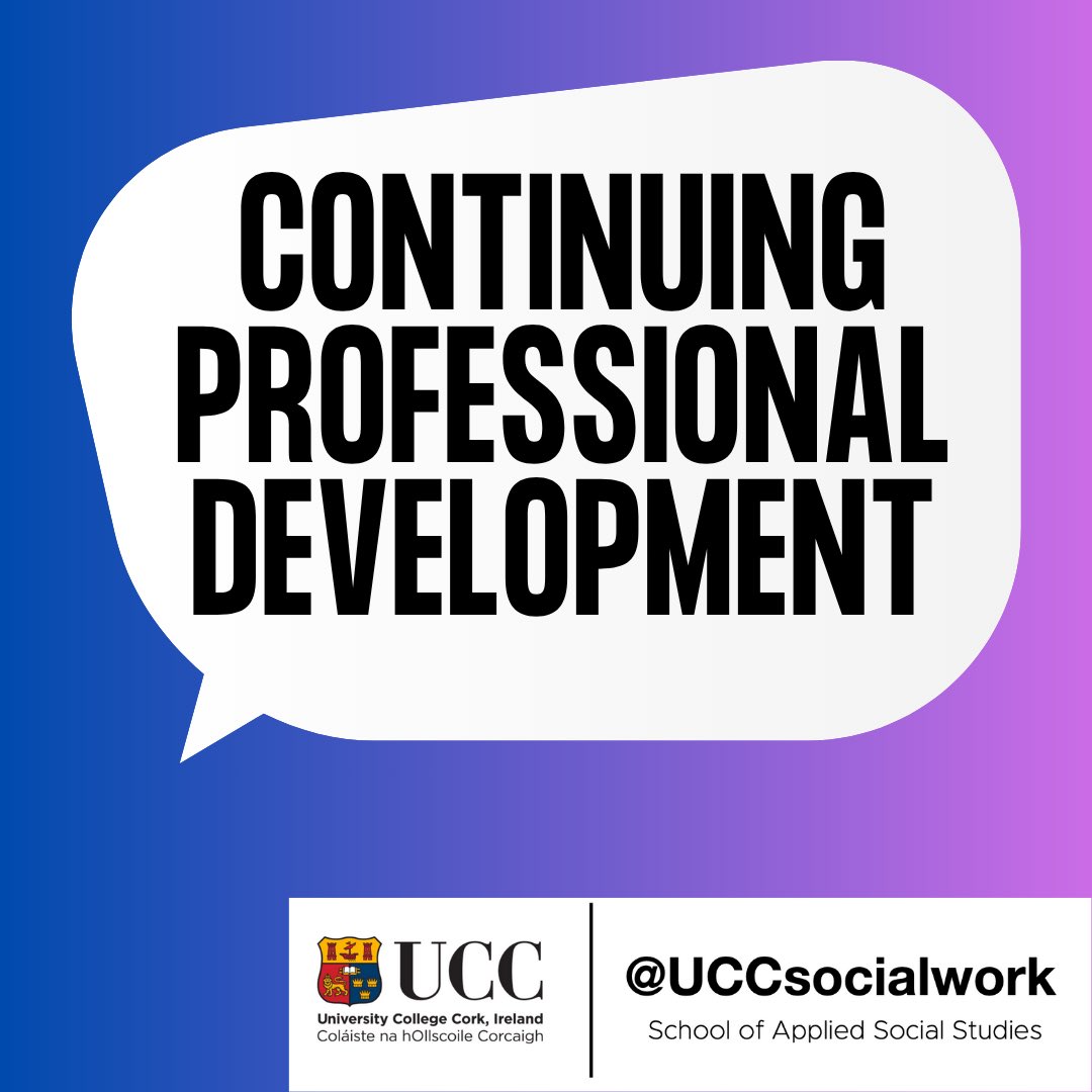 uccsocialwork's tweet photo. Seeking Professional Development opportunities and CPD credits? @uccsocialwork is currently seeking Practice Teachers for our September to December placement block.
Please email swfieldwork@ucc.ie for further details.

@IASW_IRL @VGeiran @WeHSCPs @tusla https://t.co/M9GKscVUsR