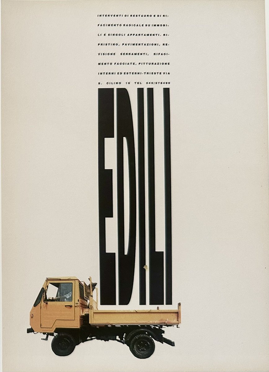 La bellezza dei manifesti delle cooperative dell’ex manicomio triestino. 

La prima, nel 1972, fu la Cooperativa Lavoratori Uniti, intitolata a Franco Basaglia.

[Franco Rotelli, L'istituzione inventata. Almanacco Trieste 1971-2010]